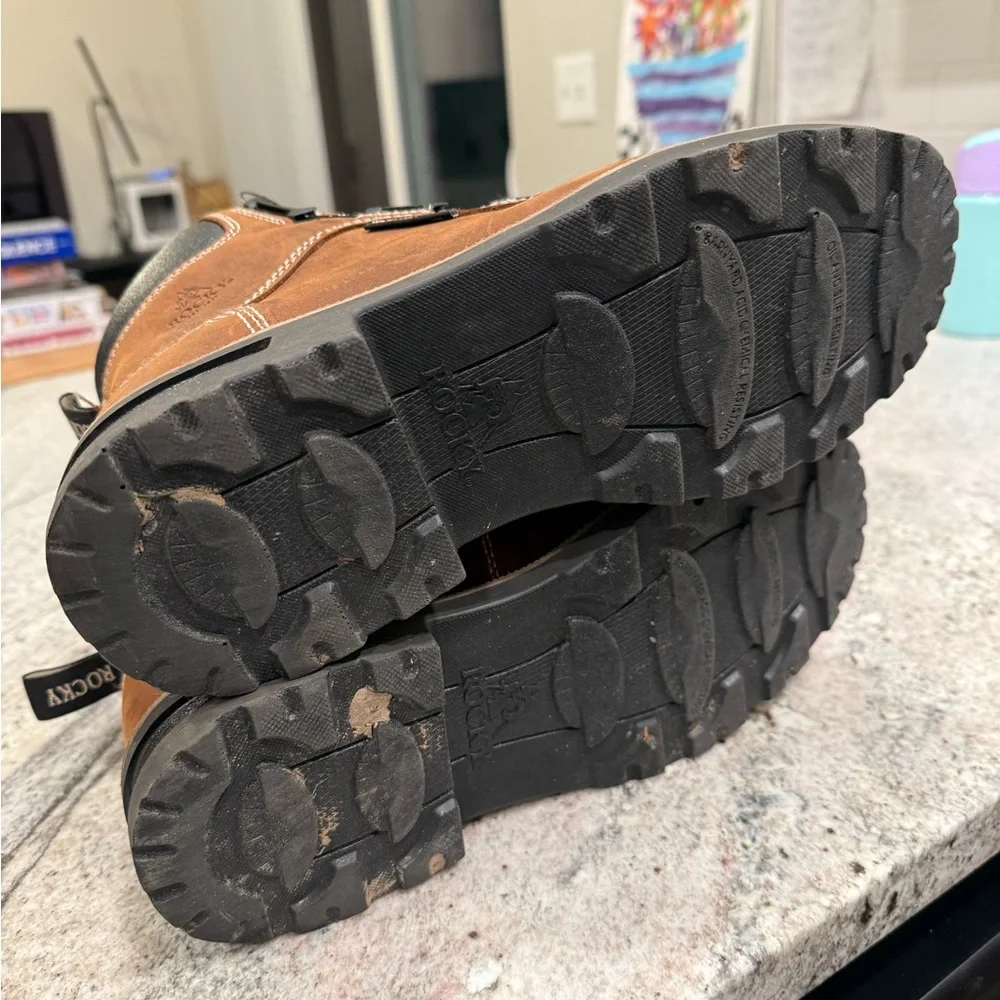 Rocky Men’s Brown Boots - Picture 3 of 5